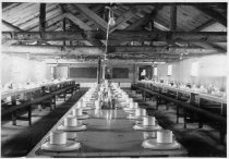 1934 Log Mess Hall at CCC Camp Mercer