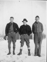 1934 Elmer Hinke,Gordon Hether and Leland "Lee" Block