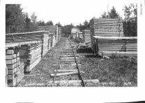 Loveless lumber yard on Alder Lake