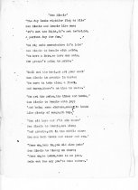 "Sez Sissie" poem written by Cap Smith pg 1