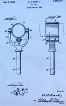 Technical design of the patented oar lock