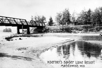 Highway 10 or 51 bridge; low water level