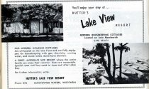 1954 Chamber ad- Now Hutter's Lake View Resort