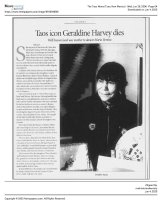 2006 Geraldine DeCoteau Harvey obituary
