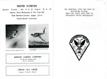 1964 Skiing Skeeter program pages 11-12