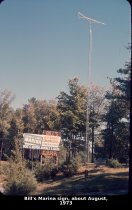 Bill's Marina sign 1973