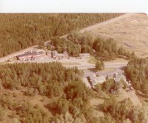 1979 aerial photo postcard of "Manitowish Junction"
