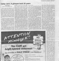 2003 Lakeland Times Camp Jorn article