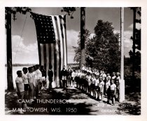 Flag raising 1950