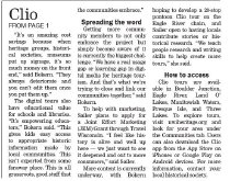 Clio Tours page 2  10/22/2025