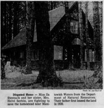 1974 Green Bay Press Gazette- Stenback cottage