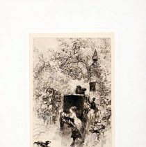 Une Averse Sur Le Boulevard Des Italiens