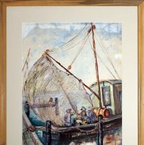 Shrimpers Drying Nets