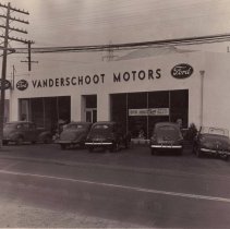 WC Businesses, WC Buildings, Transportation, Street Views, Vanderschoot Motors, Main St., LaCassie St.