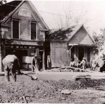 Street Views, Main St., WC Businesses, Wiget's Pharmacy