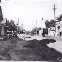 Street Views, Main Street, Transportation, WC Businesses, Acree and Silver Store, Grimes, Billiards, Ramona Theatre, Barber Shop