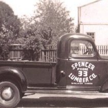 WC Businesses, Spencer Lumber Co., Transportation, Street Views, Main Street, Brubaker Garage