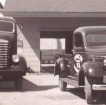 WC Businesses, Spencer Lumber Co., Transportation, Street Views, Main Street, Brubaker Garage