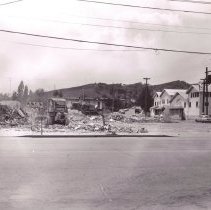 Street Views, Walnut Ave., Civic Dr., Locust St., WC Buildings, Businesses, Walnut Growers Association