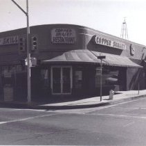 Street Views, WC Businesses, Buildings, Transportation, Locust St., Bonanza St., Copper Skillet, Broderick Roadhouse, Clothes Horse, Mixed Grain
