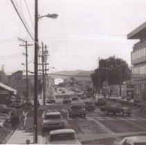 Street Views, Transportation, WC Buildings, Businesses, Broadway, Civic Dr., Capwell's, Maria Maria, A&W, Penn Mutual Life, Bank of America, Hof Brau