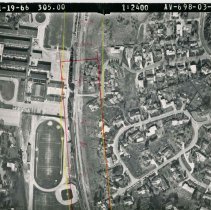 Aerial, Street Views, WC Buildings, Businesses, Trains, Schools, Southern Pacific Railroad, Las Lomas High School, Broadway Plaza