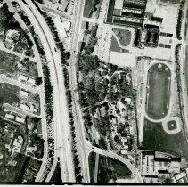 Aerial, Street Views, WC Buildings, Businesses, Schools, Main St., Las Loma