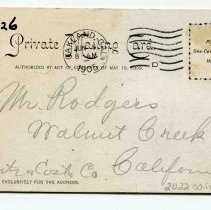 Fish Ranch, Contra Costa County, Postcard