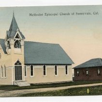 Methodist Episcopal Church of Sunnyvale, California, Postcard