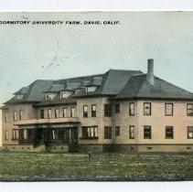 Dormitory University Farm, Davis, California, Postcard