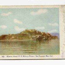 Alcatraz Island, San Francisco, California, Postcard