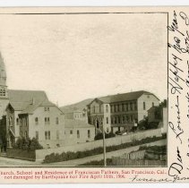 St. Anthony's Church, San Francisco, California, Postcard