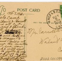 Gold Cliff Mill, Angels Camp, California, Postcard