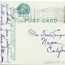 Oakland High School from Chabot Park, Oakland, California, Postcard