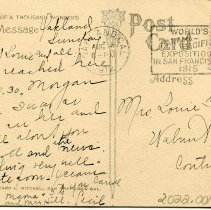 Boats on Lake Merritt, Oakland, California, Postcard