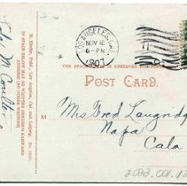 Potter Hotel and Sail Boats, Santa Barbara, California, Postcard