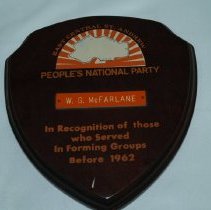 Plaque (Peoples National Party)