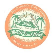 Myrtle Bank Hotel Luggage Label