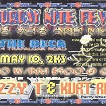 Flyer: Saturday Night Fever, 80's, 90's and More