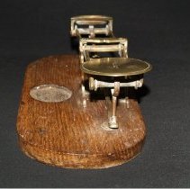 Penny Weight Scale & Weights (2oz & 1oz.)