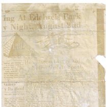 Edelweis Park Newspaper Clipping