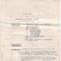 Draft of The Report of Commission on Family Welfare