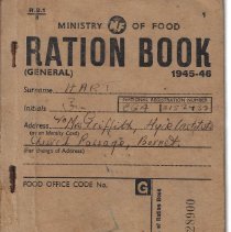 Ministry of Food Ration Book 1945-46 (General)
