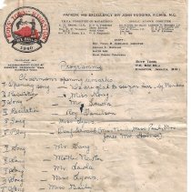 Concert Programme (Draft)