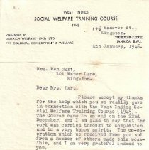 West Indies Social Welfare Training Course