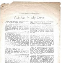 "Calabar in My Days" (Copy)