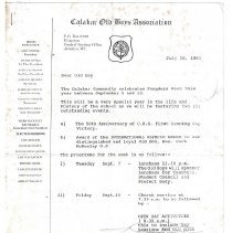 Dear Old Boy (Letter from the Calabar Old Boys Association)