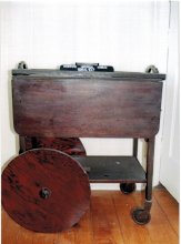 1964.107 Wooden tea cart