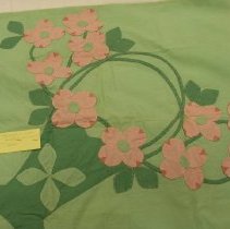 Complete appliqued block