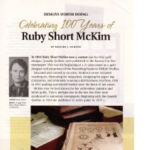 Designs Worth Doing: Celebrating 100 Years of Ruby Short McKim